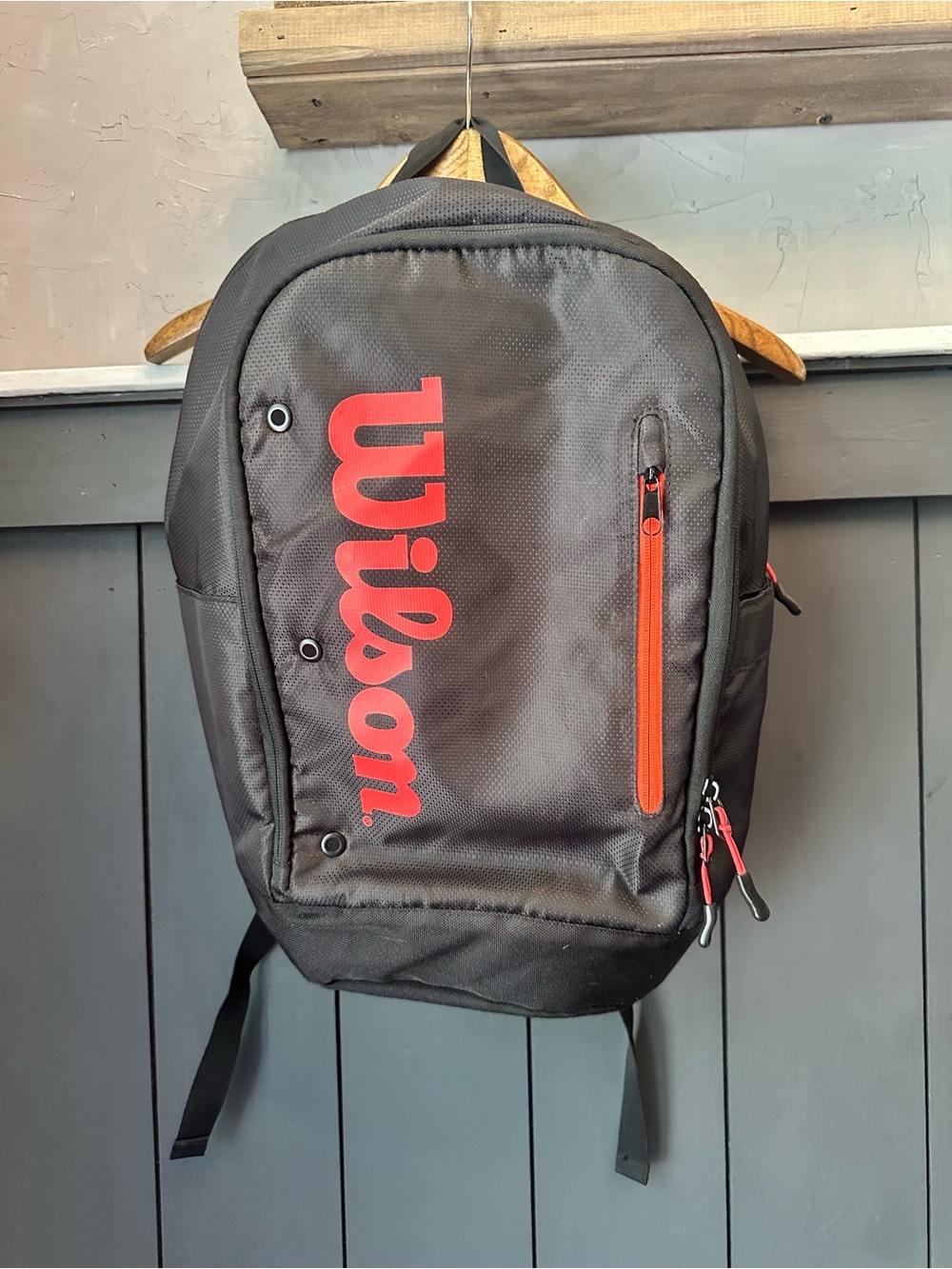 Wilson Tour Tennis Backpack Black Red holds up to two rackets